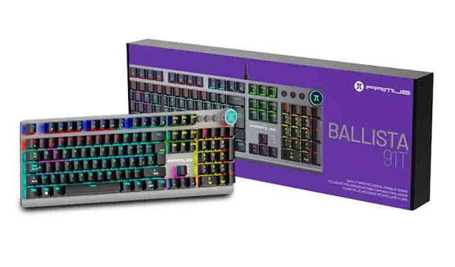 BALLISTA 91T de PRIMUS, teclado para gamers disponible en Colombia