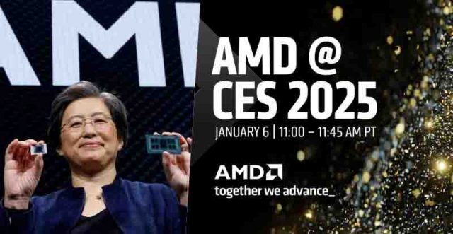 AMD da fecha y hora de su Conferencia de Prensa en el CES 2025