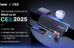 Biwin traerá innovaciones en memoria y almacenamiento durante CES 2025