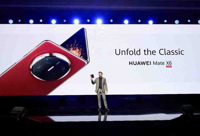 HUAWEI presentó su plegable HUAWEI Mate X6 en el «Unfold the Classic» en Dubái