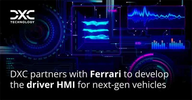 Se alian DXC y Ferrari para mejorar los sistemas de infoentretenimiento
