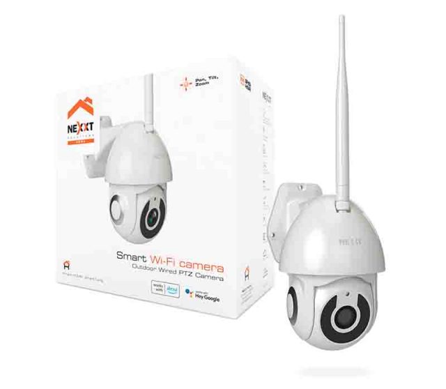 Nueva cámara inteligente Wi-Fi motorizada para exterior de Nexxt Home