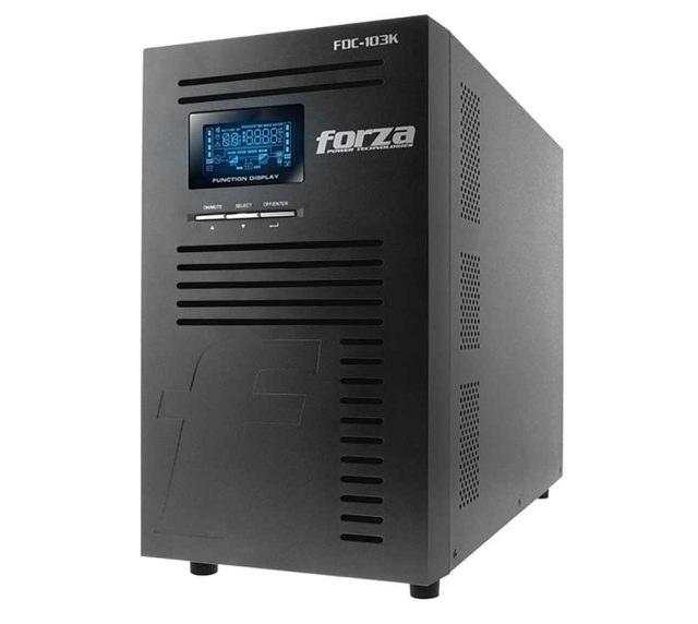 Forza trae su nueva UPS online Atlas FDC-103K para la protección de equipos críticos