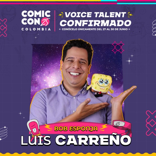 Comic Con Colombia 2025: Grandes estrellas del doblaje y la cultura geek llegan a Bogotá