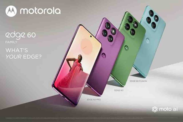 Llega la nueva serie motorola edge 60