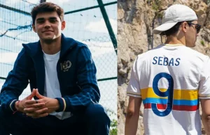 Sebastián Montoya rinde homenaje al Centenario de la Federación Colombiana de Fútbol con un casco especial en Mónaco