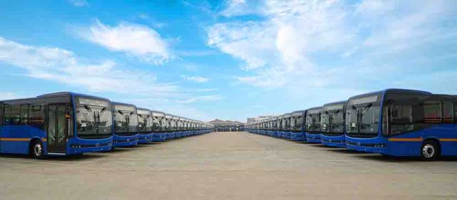 El 96% de los buses eléctricos de Colombia llevan el sello BYD