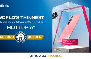 Infinix HOT 60 Pro+: el smartphone con pantalla curva 3D más delgado del mundo reconocido por Guinness World Records