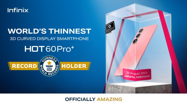 Infinix HOT 60 Pro+: el smartphone con pantalla curva 3D más delgado del mundo reconocido por Guinness World Records