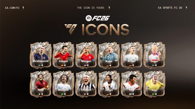 EA Sports FC 26 presenta a Zlatan, Alex Morgan, Iniesta y más leyendas como nuevos ÍCONOS