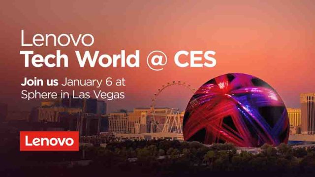 Lenovo llevará su Tech World 2026 al Sphere de Las Vegas durante el CES
