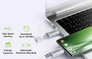 Acer UT300: la nueva memoria USB de BIWIN con puerto dual y hasta 1TB de capacidad