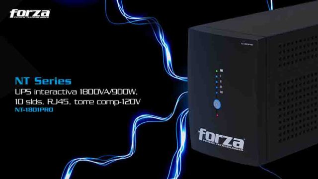 Forza presenta su nueva serie de UPS NT PRO para protección eléctrica profesional