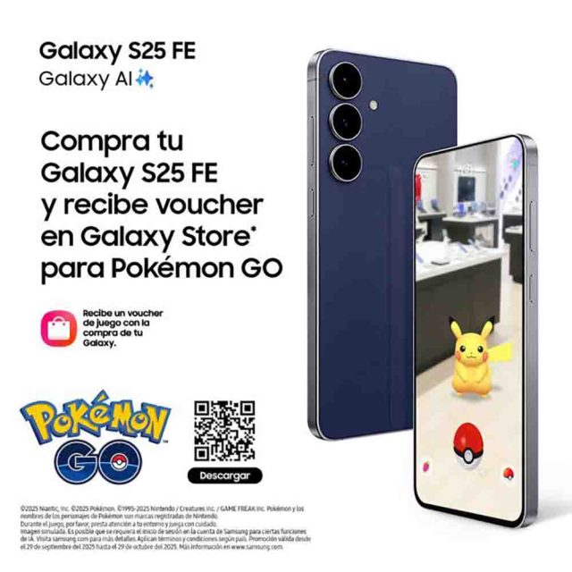 Samsung y Pokémon GO unen fuerzas: una aventura tecnológica con el nuevo Galaxy S25 FE