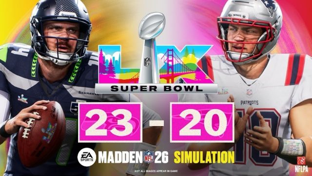 Predicción oficial Madden NFL 26: ¿Se acabó la maldición de los Seahawks en el Super Bowl LX?