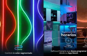 Luces que bailan con la música: llega a Colombia la nueva cinta LED inteligente de Nexxt