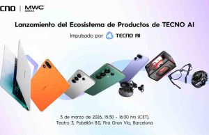 TECNO apuesta por la inteligencia artificial y sorprende en el MWC 2026 con su nuevo ecosistema inteligente