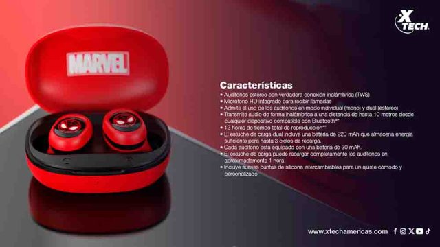 Spider-Man llega al mundo del audio: Xtech lanza audífonos TWS en Colombia para el Día del Niño