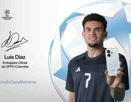 OPPO revoluciona el mercado colombiano con Luis Díaz y su nuevo celular plegable