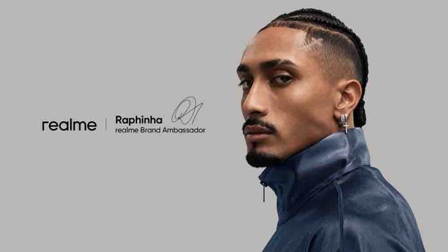 Raphinha y realme unen fuerzas para conquistar a los jóvenes amantes del fútbol y la tecnología