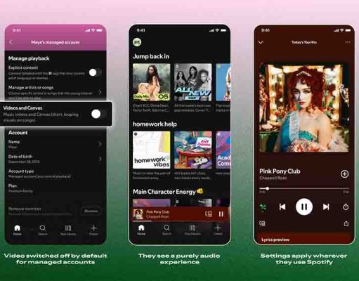 Spotify ahora permite apagar los videos y personalizar la experiencia de escucha