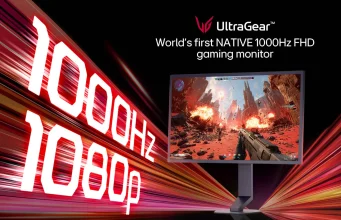 LG presenta el primer monitor gaming Full HD del mundo con 1.000 Hz nativos para e-sports competitivos