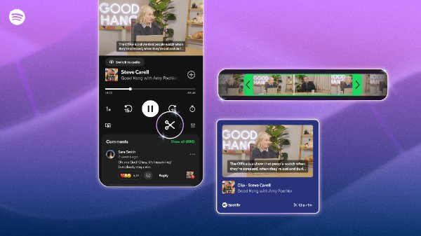 Spotify lanza Clips de Podcasts para guardar y compartir momentos favoritos fácilmente