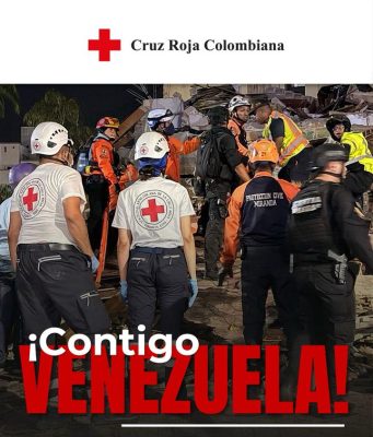 Cruz Roja Colombiana activa ayuda humanitaria para apoyar a Venezuela tras los recientes sismos