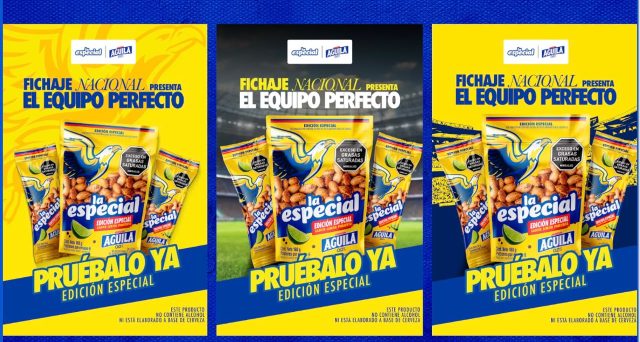 Bavaria y Grupo Nutresa lanzan “La Especial Águila”, el snack oficial para vivir el fútbol en Colombia
