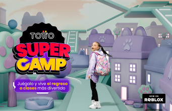TOTTO llega a Roblox con SUPER CAMP, una experiencia interactiva donde los morrales otorgan poderes especiales