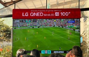 LG pone a prueba la experiencia OLED durante un partido de fútbol y los asistentes eligieron la misma pantalla