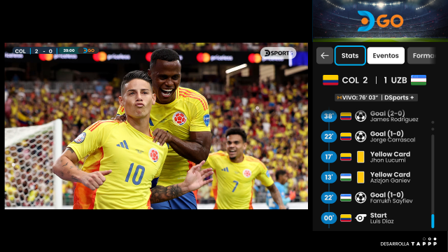 TAPPP y DGO transforman la experiencia deportiva en streaming con Sports Experience