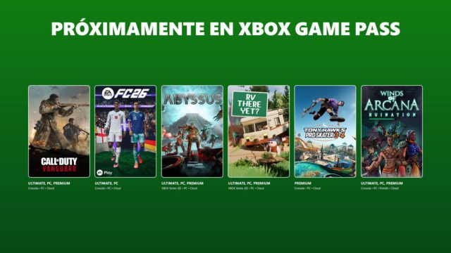Xbox Game Pass suma EA Sports FC 26, Tony Hawk’s Pro Skater 3 + 4 y más juegos en junio y julio