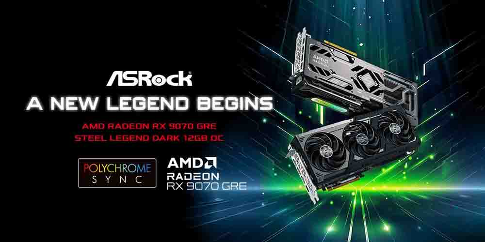 ASRock_AMD Radeon RX 9070 GRE Steel Legend Dark 12GB OC_flyer