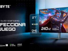 GIGABYTE apuesta por los gamers con un monitor que promete mayor velocidad y calidad de imagen