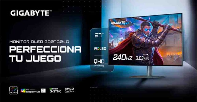 GIGABYTE apuesta por los gamers con un monitor que promete mayor velocidad y calidad de imagen