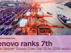 Lenovo alcanza su mejor posición histórica entre las cadenas de suministro más eficientes del mundo