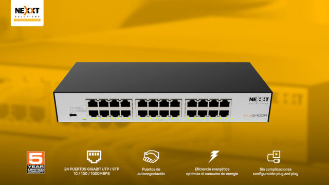 Nexxt Solutions impulsa la conectividad con una nueva línea de switches para hogares y empresas