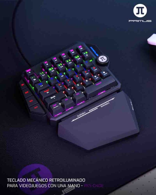 PRIMUS revoluciona el juego en Colombia con un teclado diseñado para dominar con una sola mano