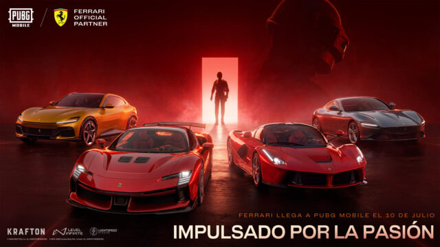 PUBG MOBILE acelera con Ferrari en su primera colaboración oficial