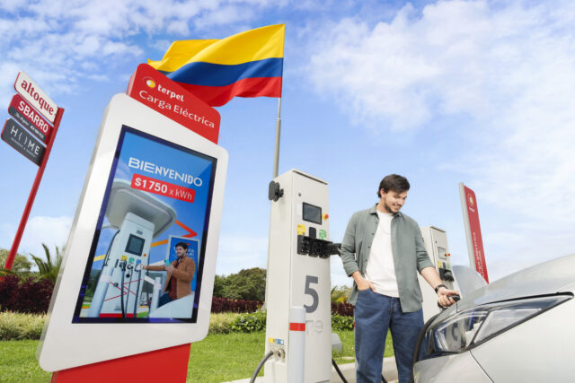 Terpel pone en operación en Colombia un cargador ultrarrápido de 560 kW