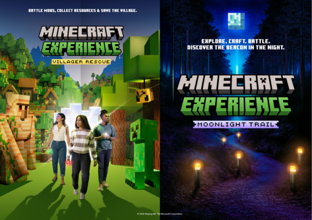 Minecraft lleva su mundo al aire libre con Moonlight Trail, una experiencia nocturna que debuta en Buenos Aires