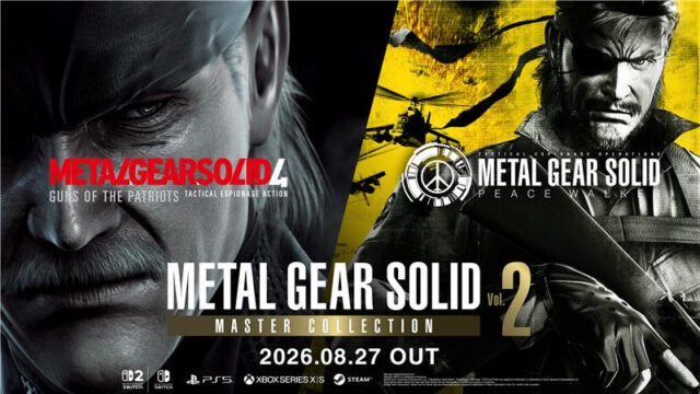 Metal Gear Solid: Master Collection Vol. 2 ya está disponible y lleva Metal Gear Solid 4 a las plataformas modernas