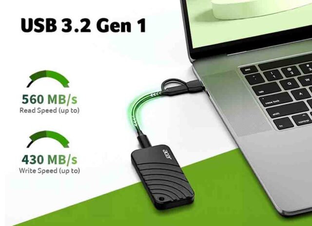 Acer apuesta por el almacenamiento portátil con un SSD que cabe en cualquier bolsillo