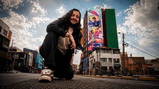 De las redes a los muros: OPPO convierte un mural en una historia de talento, sueños y tecnología