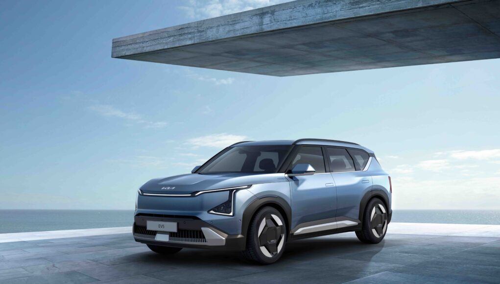Kia EV5 vista lateral