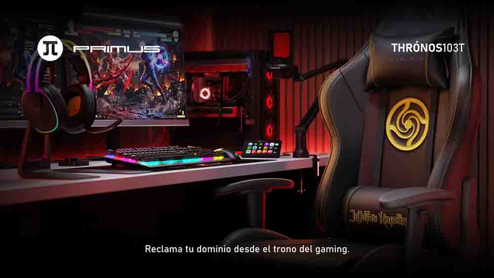 PRIMUS presenta su nueva colección Jujutsu Kaisen de periféricos gamer_Silla_gamer