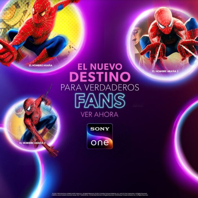 Sony One llega a Claro video en Colombia con películas de Spider-Man y más contenido de Sony