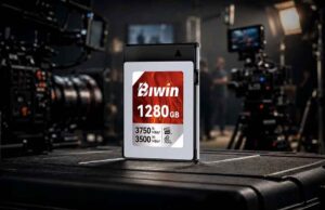 Biwin lanza una memoria que acelera la producción de video profesional en 8K y 12K