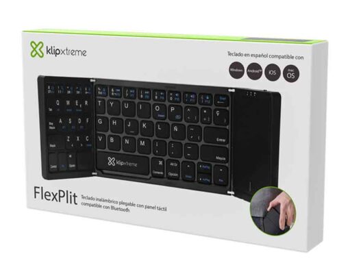 FlexPlit: el teclado plegable que cabe en la mochila y facilita trabajar desde cualquier lugar